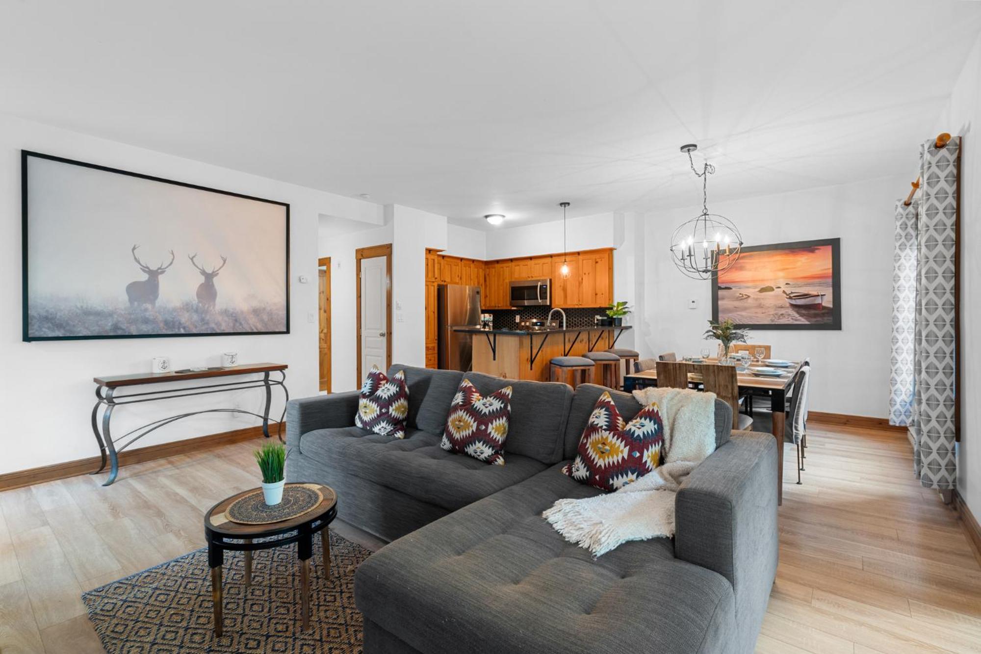 Les Falaises Tremblant - Ski Inout Condo W2Bdrs Mont-Tremblant Exteriér fotografie