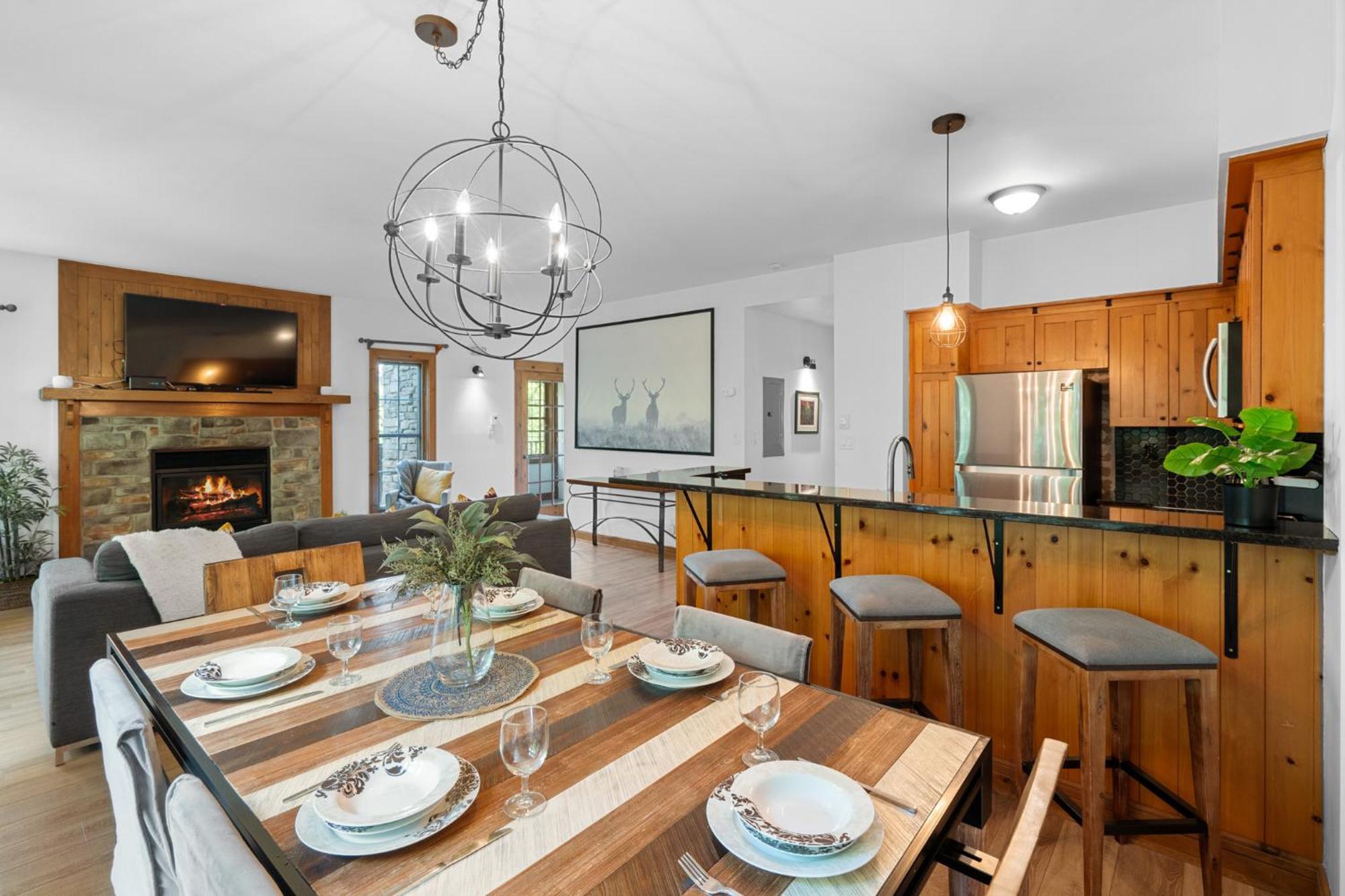Les Falaises Tremblant - Ski Inout Condo W2Bdrs Mont-Tremblant Exteriér fotografie