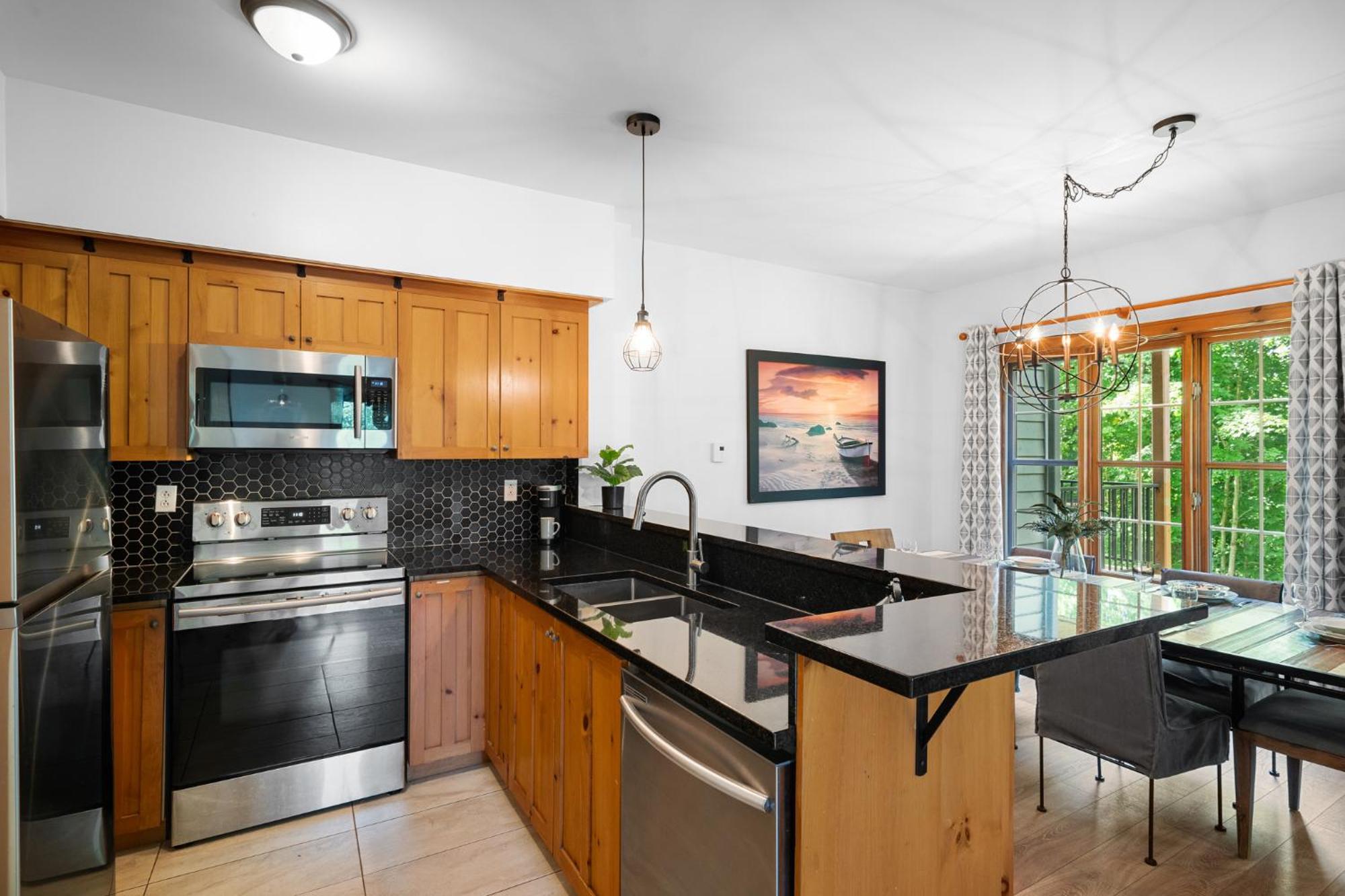 Les Falaises Tremblant - Ski Inout Condo W2Bdrs Mont-Tremblant Exteriér fotografie