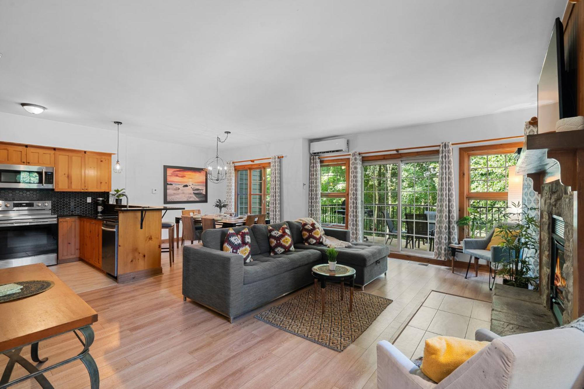 Les Falaises Tremblant - Ski Inout Condo W2Bdrs Mont-Tremblant Exteriér fotografie