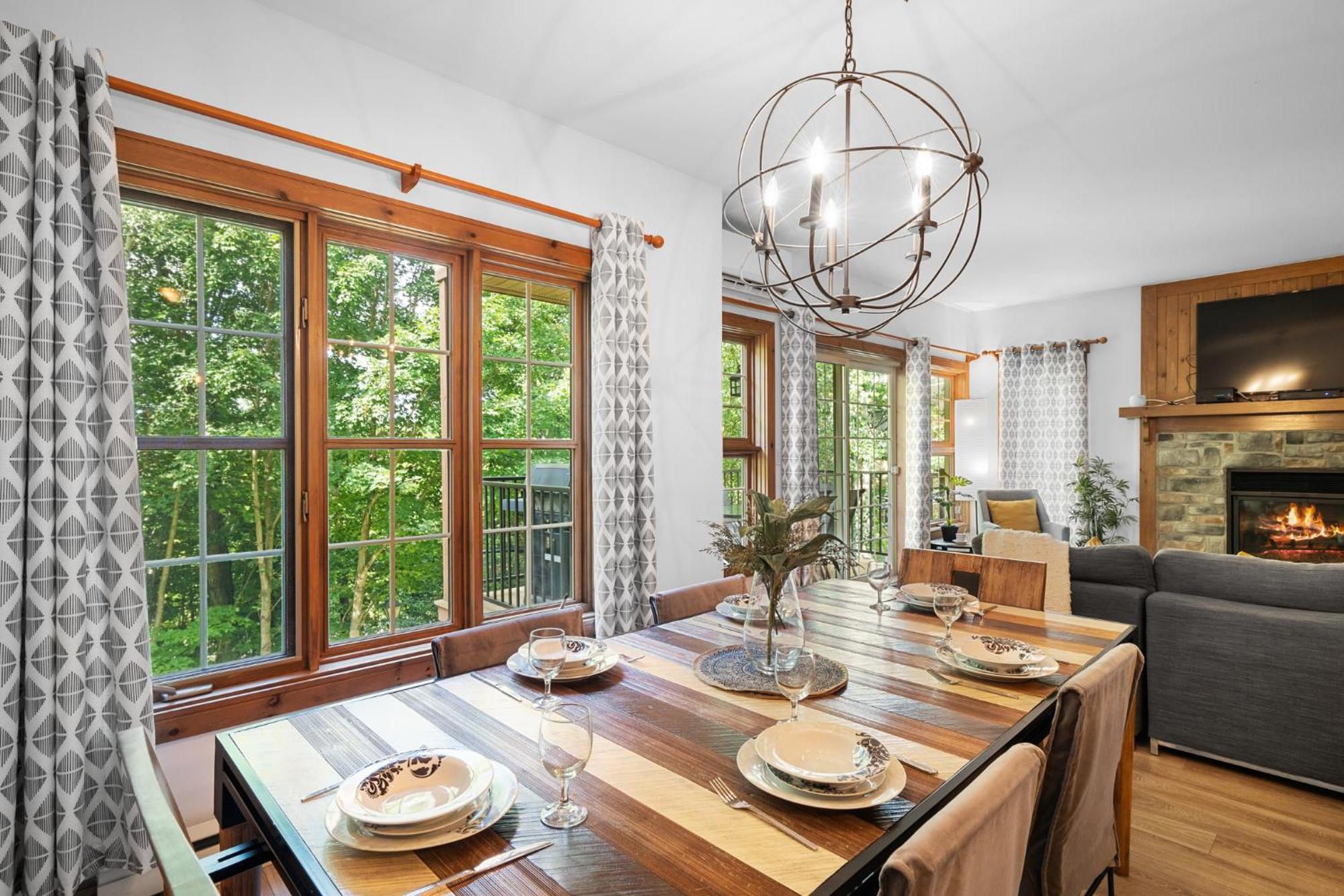 Les Falaises Tremblant - Ski Inout Condo W2Bdrs Mont-Tremblant Exteriér fotografie